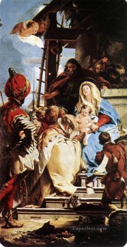 Adoración de los Reyes Magos Giovanni Battista Tiepolo Pinturas al óleo